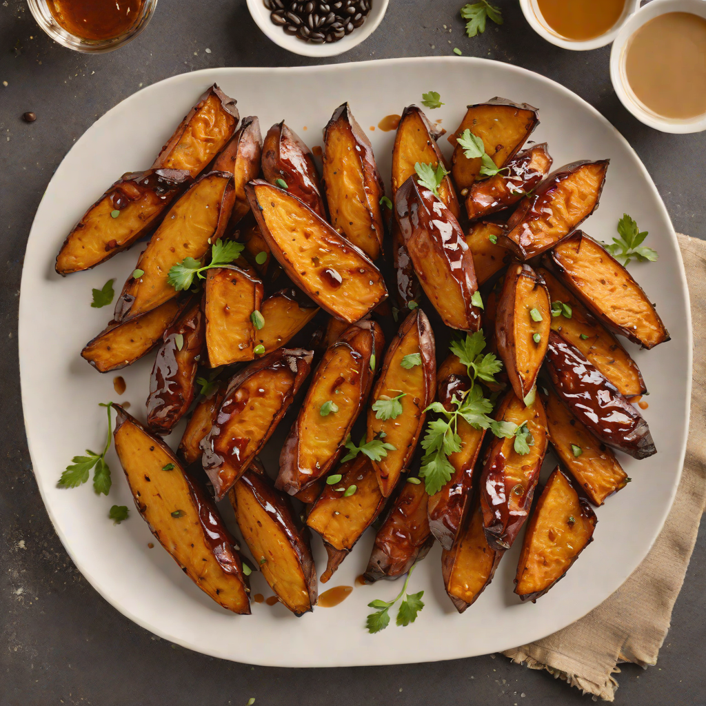 Ethiopian Coffee-Spiced Honey Glazed Sweet Potatoes