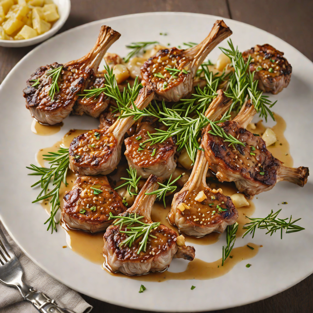 Sautéed Lamb Chops with Garlic and Rosemary