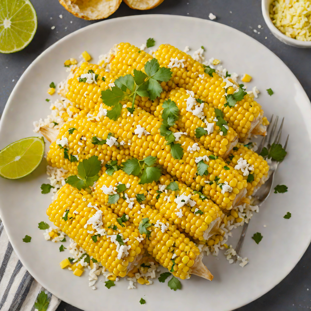 Sautéed Mexican Street Corn with Cotija and Chili Lime Butter
