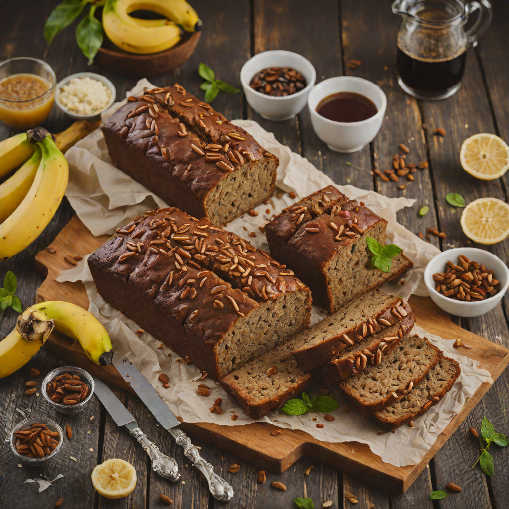 Dark Rum-Spiced Banana Bread with Molasses