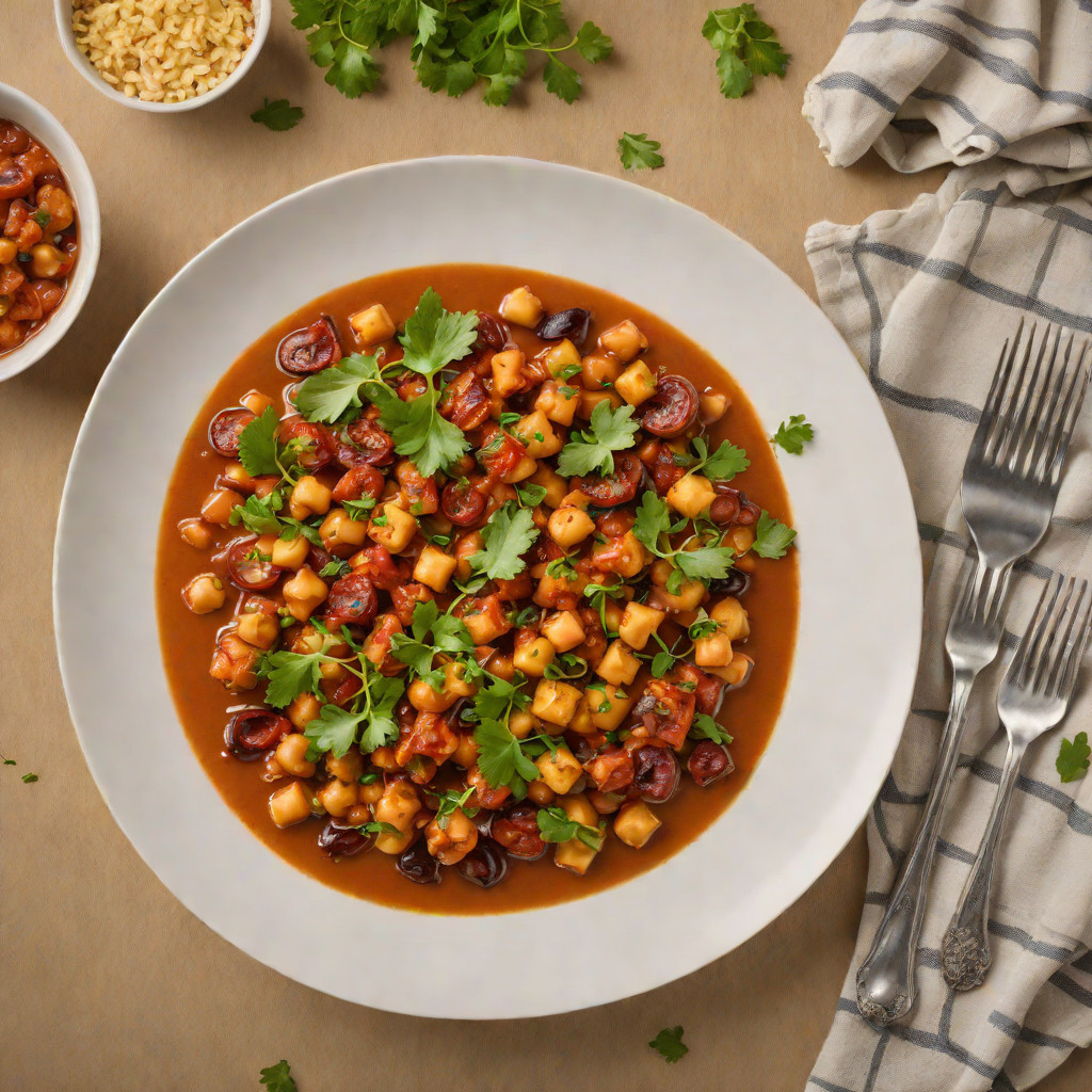 Charred Spanish-Style Chickpea and Chorizo Stew