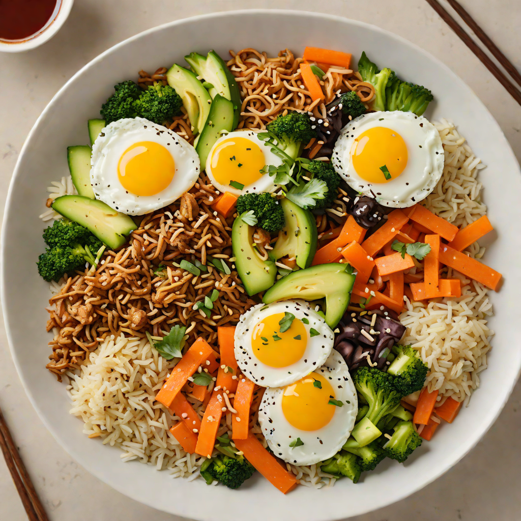 Stovetop Korean Bibimbap-Style Vegetable Rice Bowl