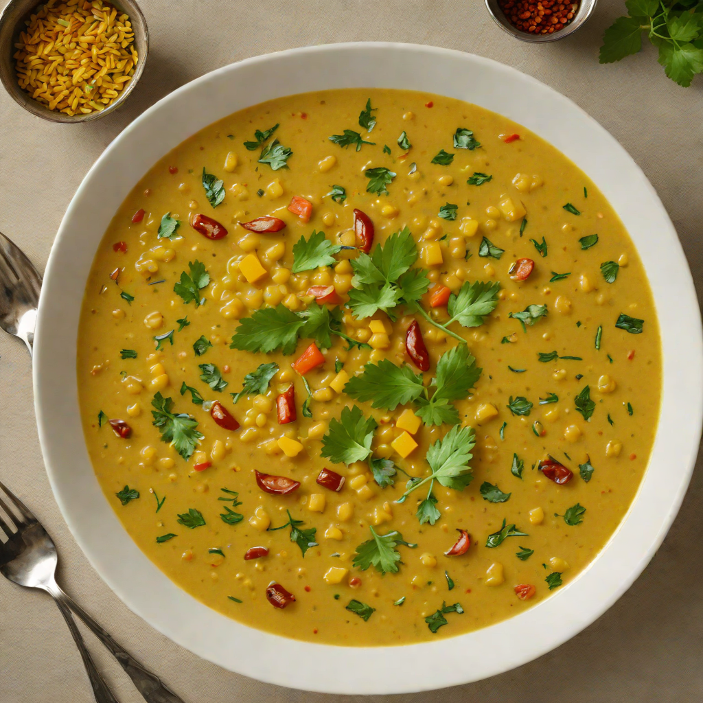Pressure-Cooked Gujarati Dal with Turmeric and Cumin