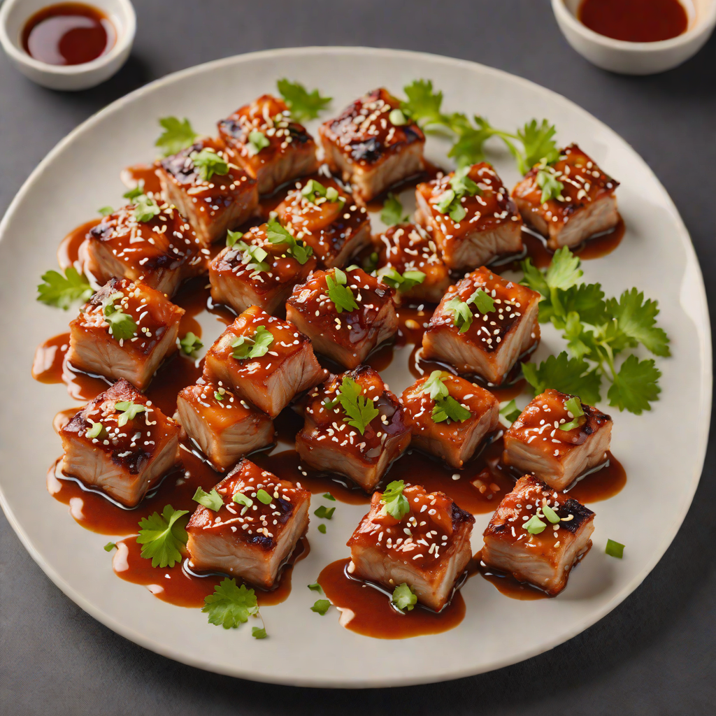 Pan-Seared Korean Gochujang Pork Belly Bites
