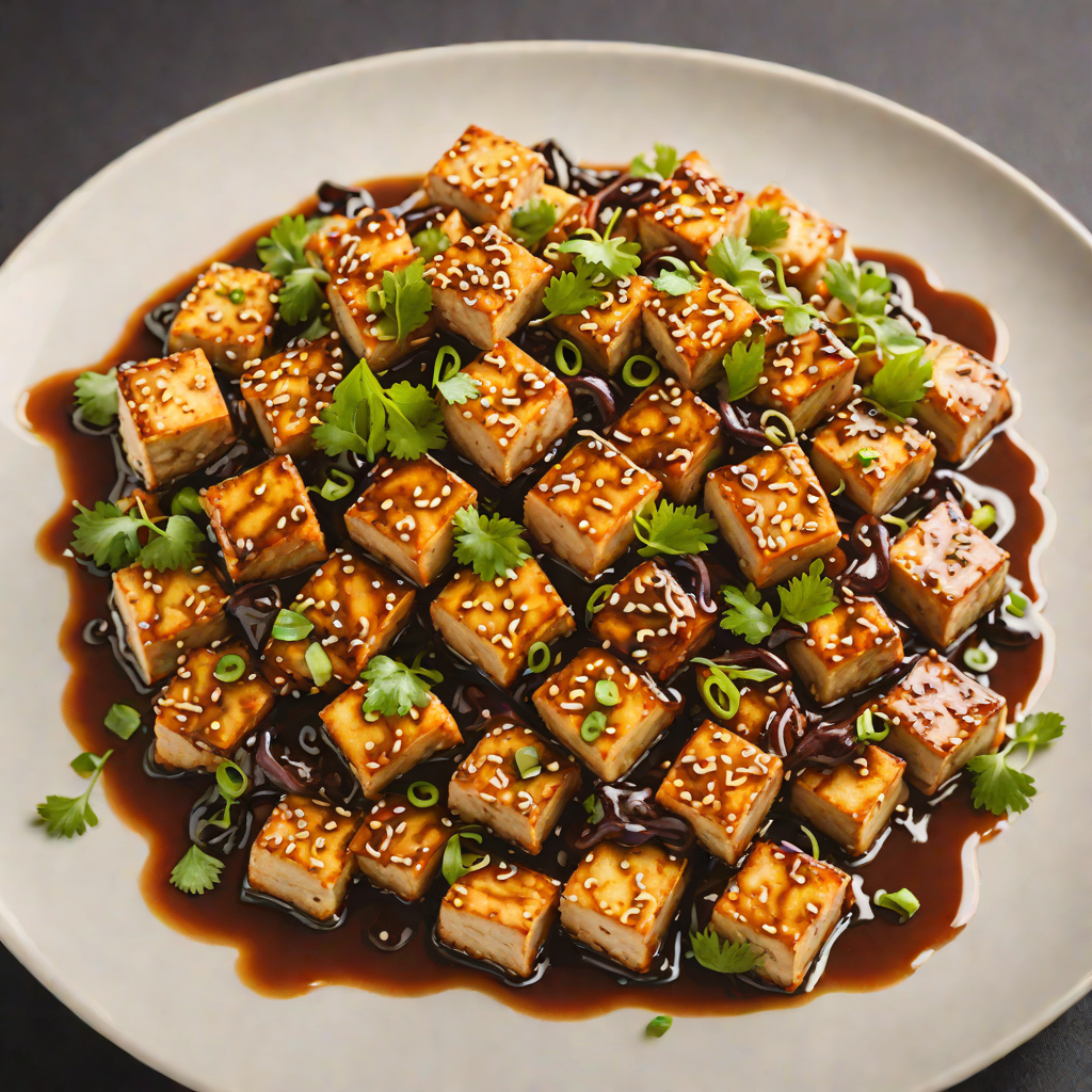 Stir-Fried Asian Fusion Tofu with Low-Sodium Soy Glaze