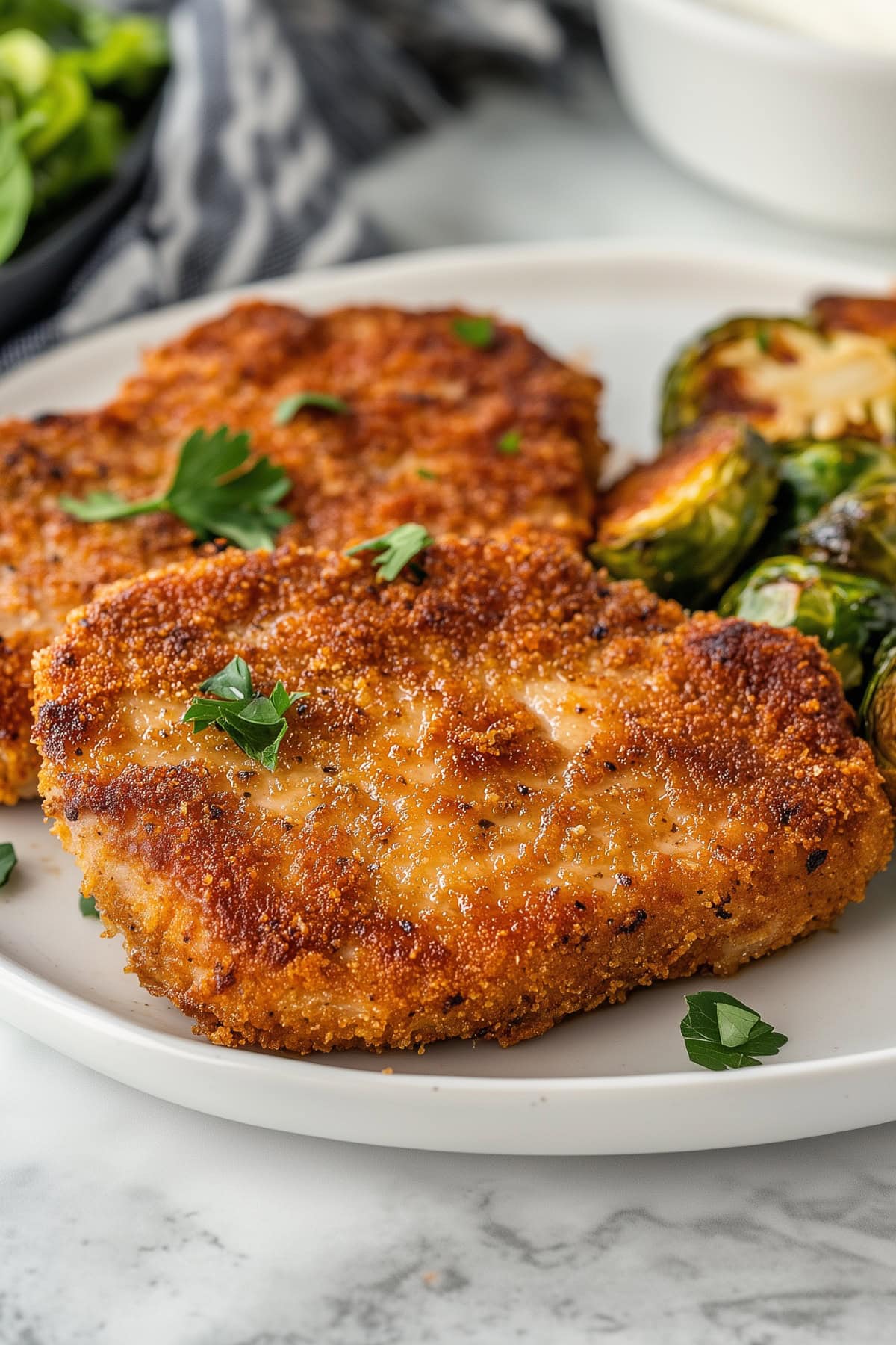 Grilled Parmesan-Crusted Pork Chops with Garlic and Lime