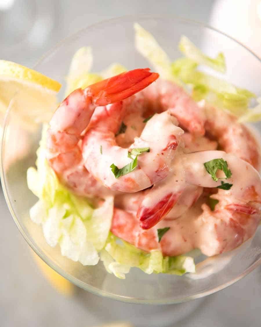 Chargrilled Prawn Cocktail with Chilli Mayo and Pistachio Dukkah