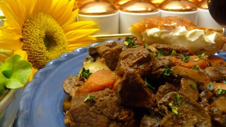 Classic French Beef Daube with Aromatic Herbs and Red Wine
