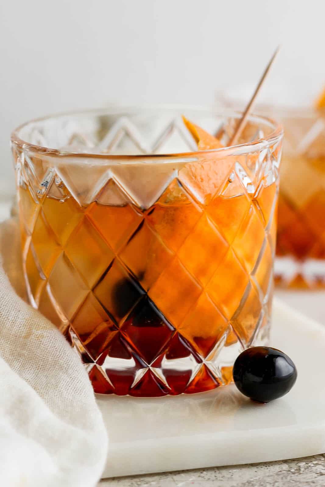 Classic Brandy Old Fashioned with Sugar and Bitters