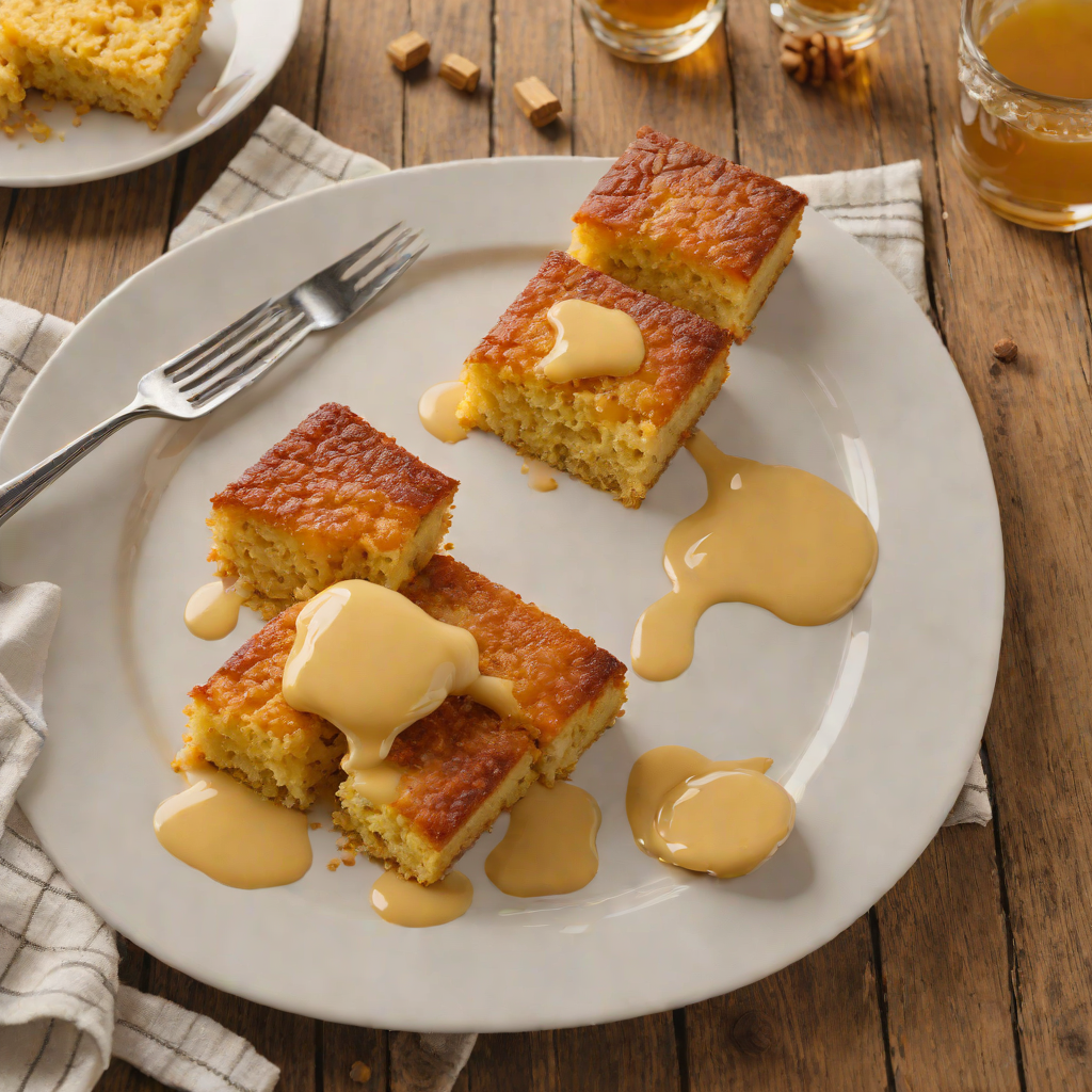 Jazz-Inspired Cornbread with Honey Butter Glaze