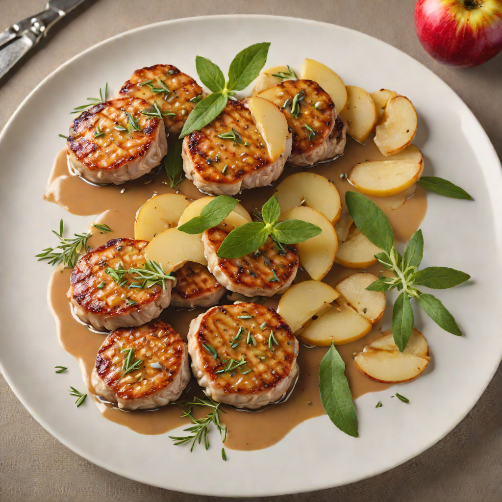 Pan-Seared Pork Medallions with Apple and Sage Pan Sauce