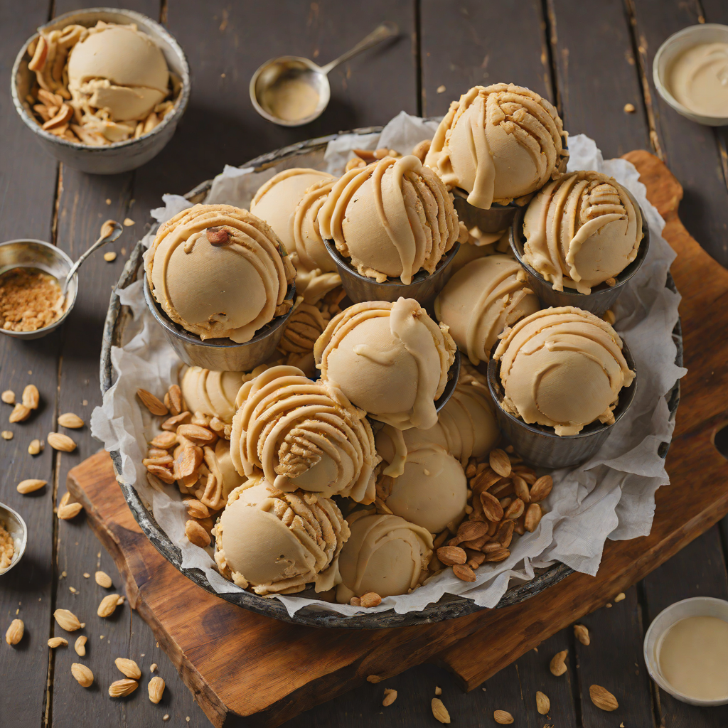 No-Churn Peanut Butter Swirl Ice Cream