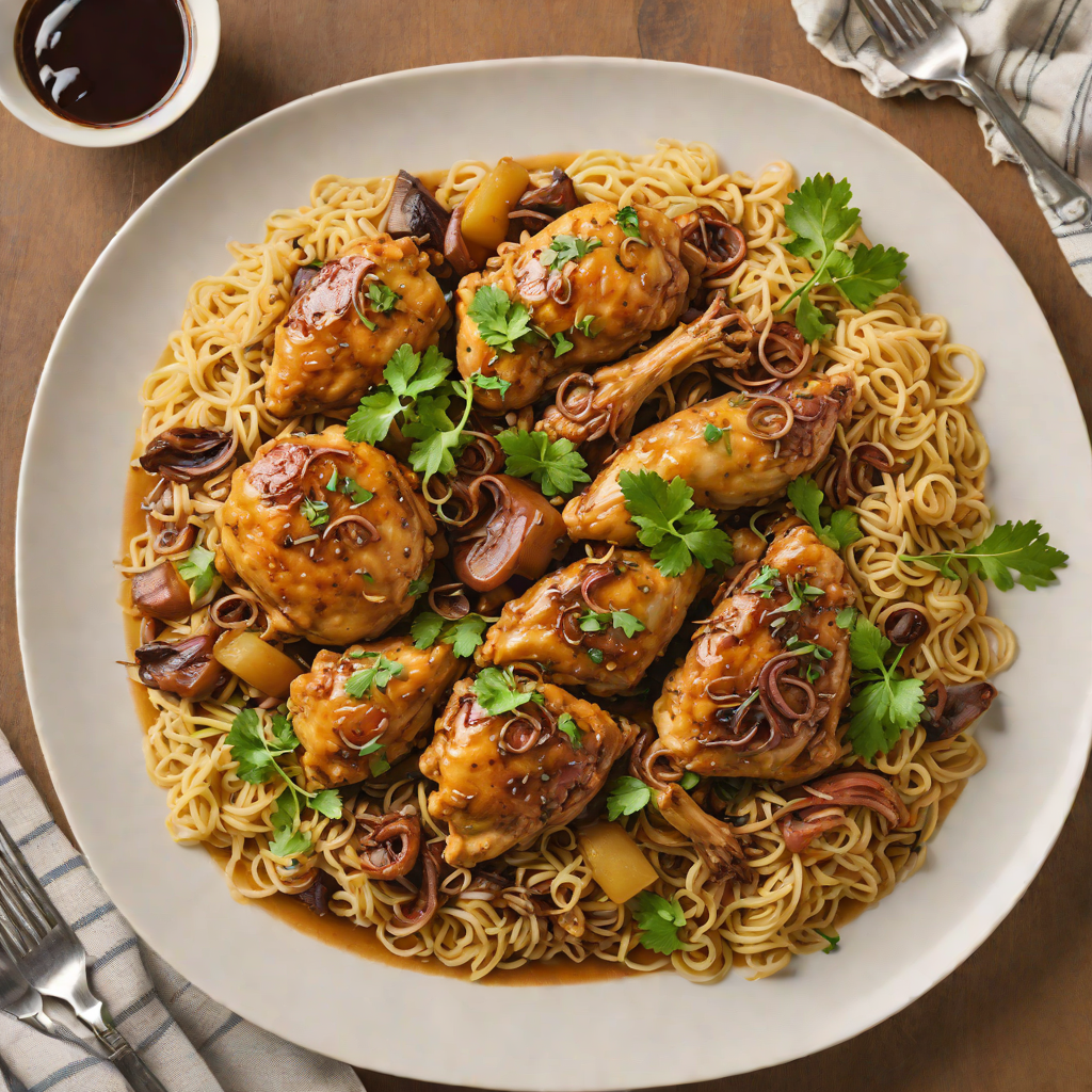 Slow-Simmered Senegalese Yassa Chicken with Caramelized Onions
