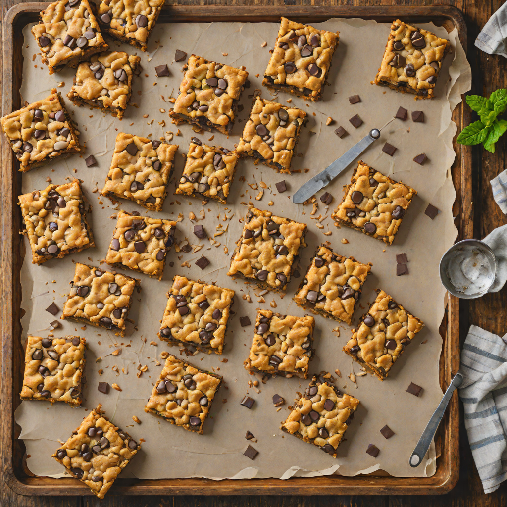 Quick Sheet Pan Chocolate Chip Cookie Bars
