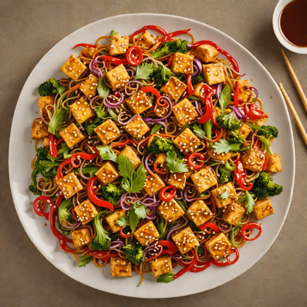Szechuan-Style Hot and Tangy Tofu Stir-Fry