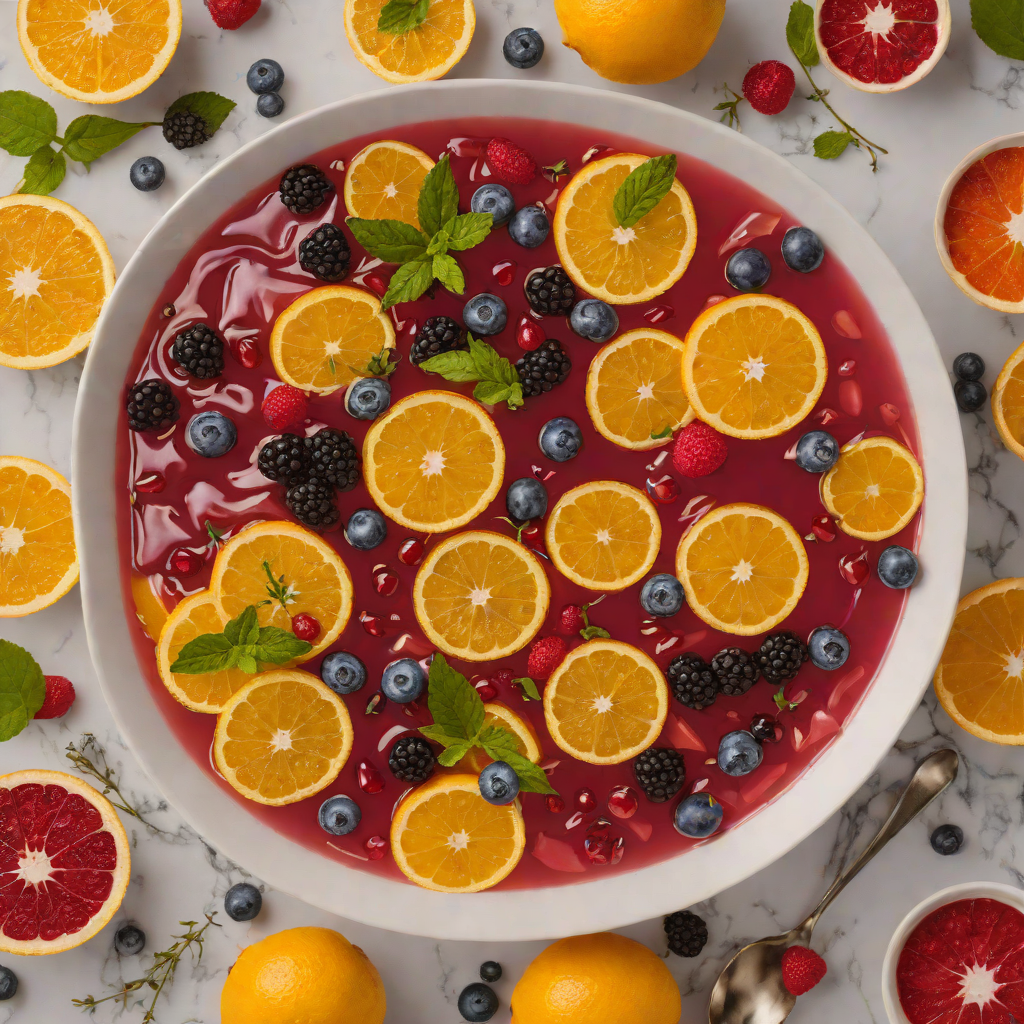 Citrus and Berry Non-Alcoholic Party Punch
