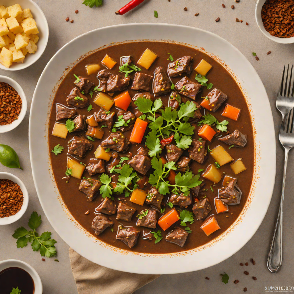 Mole-Inspired Slow Cooker Beef Stew with Cocoa and Chilies