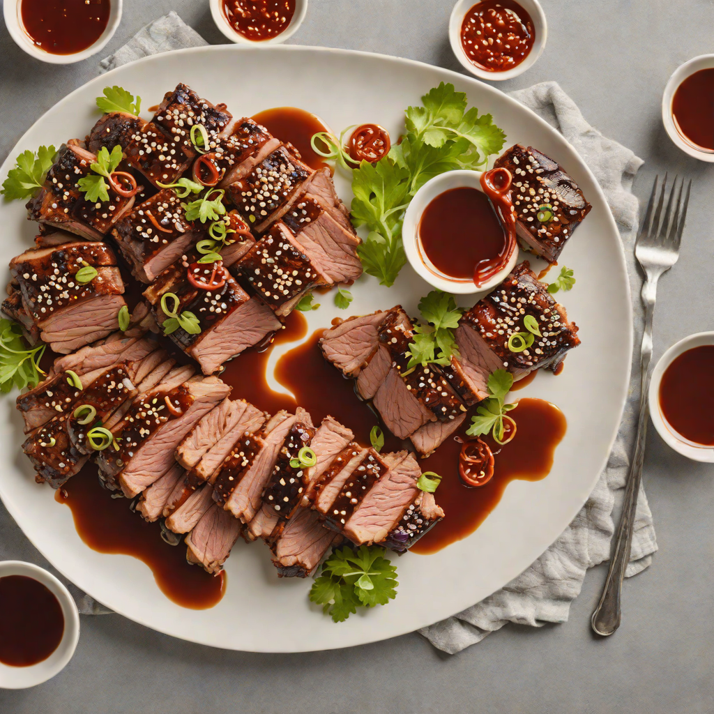 Grilled Spiced Korean Pork Shoulder with Gochujang Glaze
