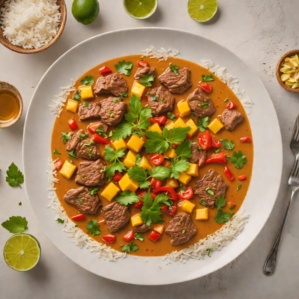 Slow-Cooked Beef Moqueca with Coconut and Dendê Oil
