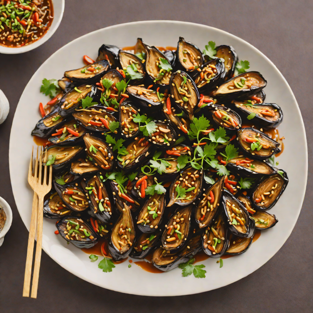 Quick Stir-Fried Szechuan Eggplant with Garlic Sauce
