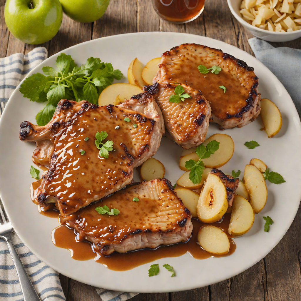 Pan-Roasted Pork Chops with Apple Cider Glaze