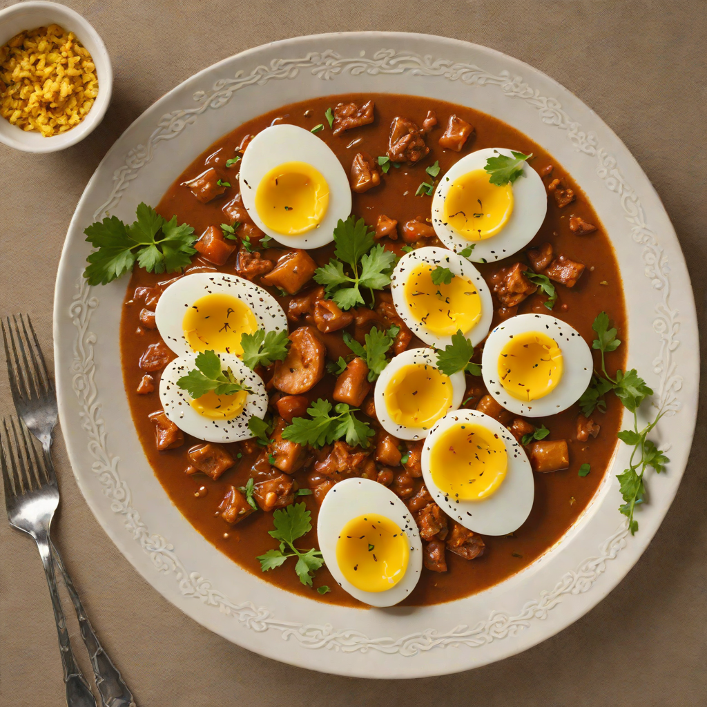 Berbere-Spiced Doro Wat Stew with Hard-Boiled Eggs