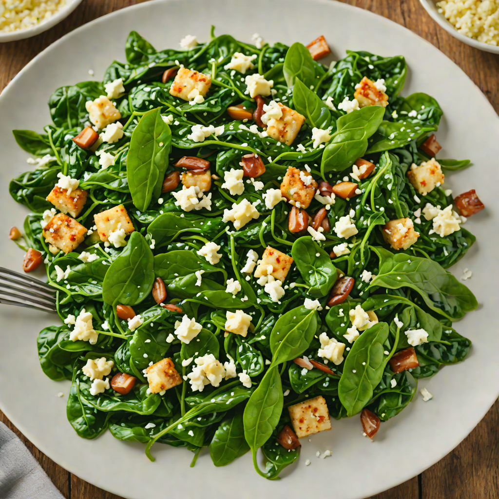 Sautéed Spinach with Garlic and Feta Inspired by Greek Flavors