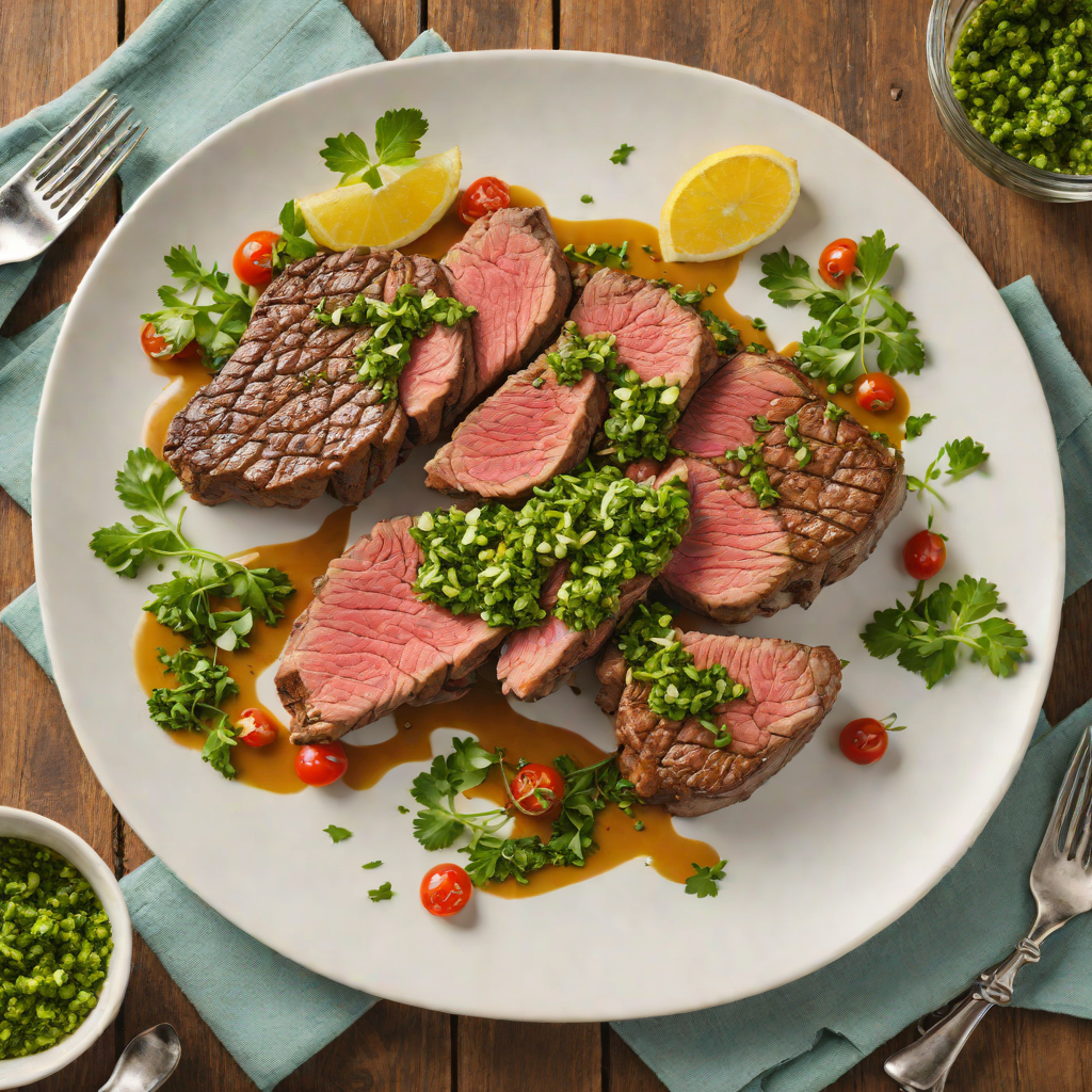 Loveland-Inspired Grilled Colorado Steak with Herb Chimichurri