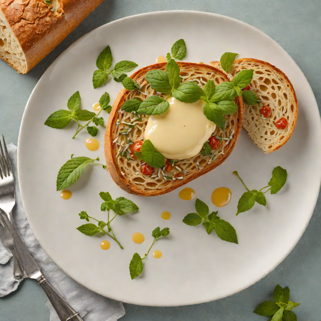Sourdough Damper Bread with River Mint and Bush Tomato Butter