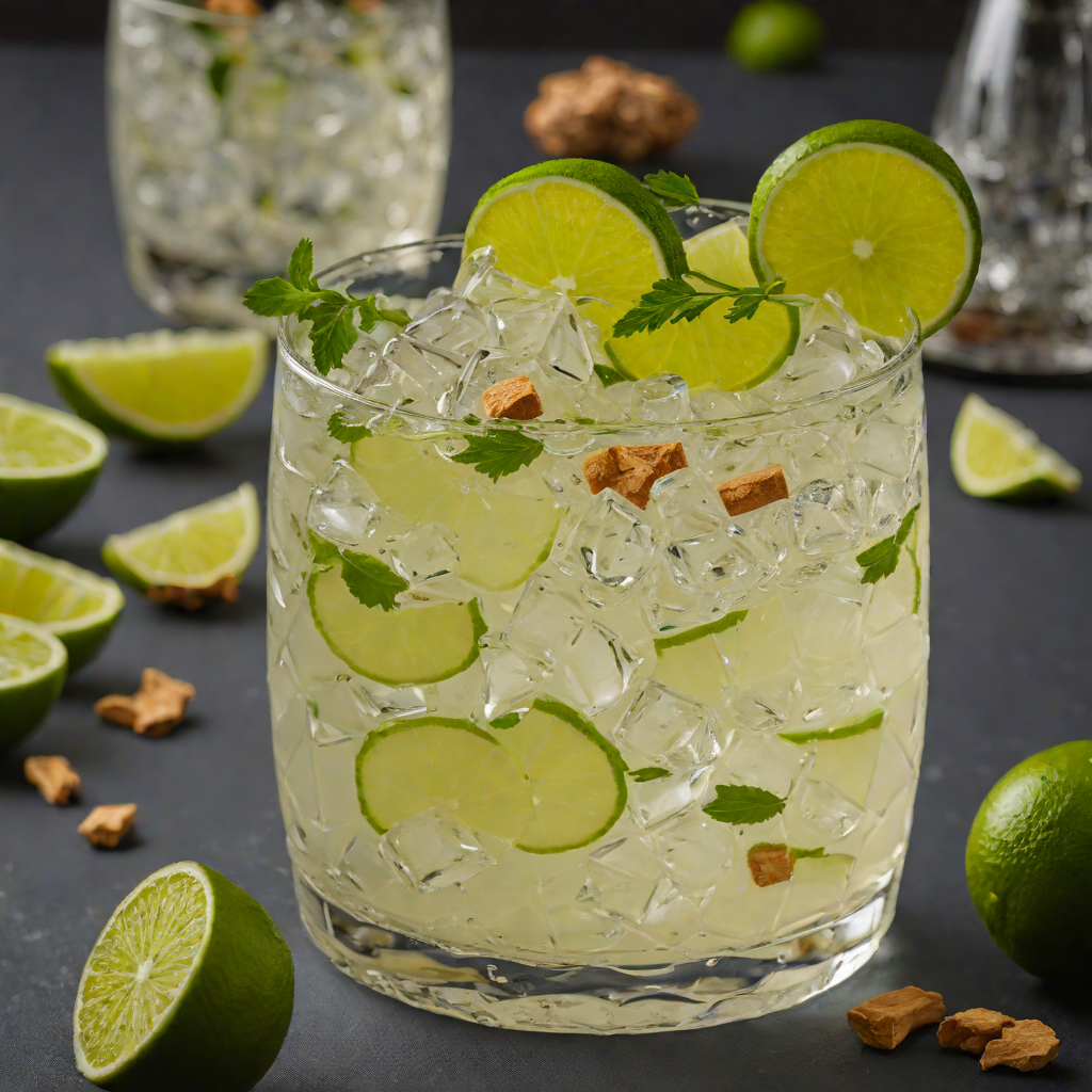 Ginger-Lime Spiced Vodka Collins