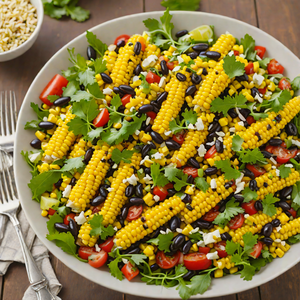 Loveland Grilled Corn and Black Bean Salad