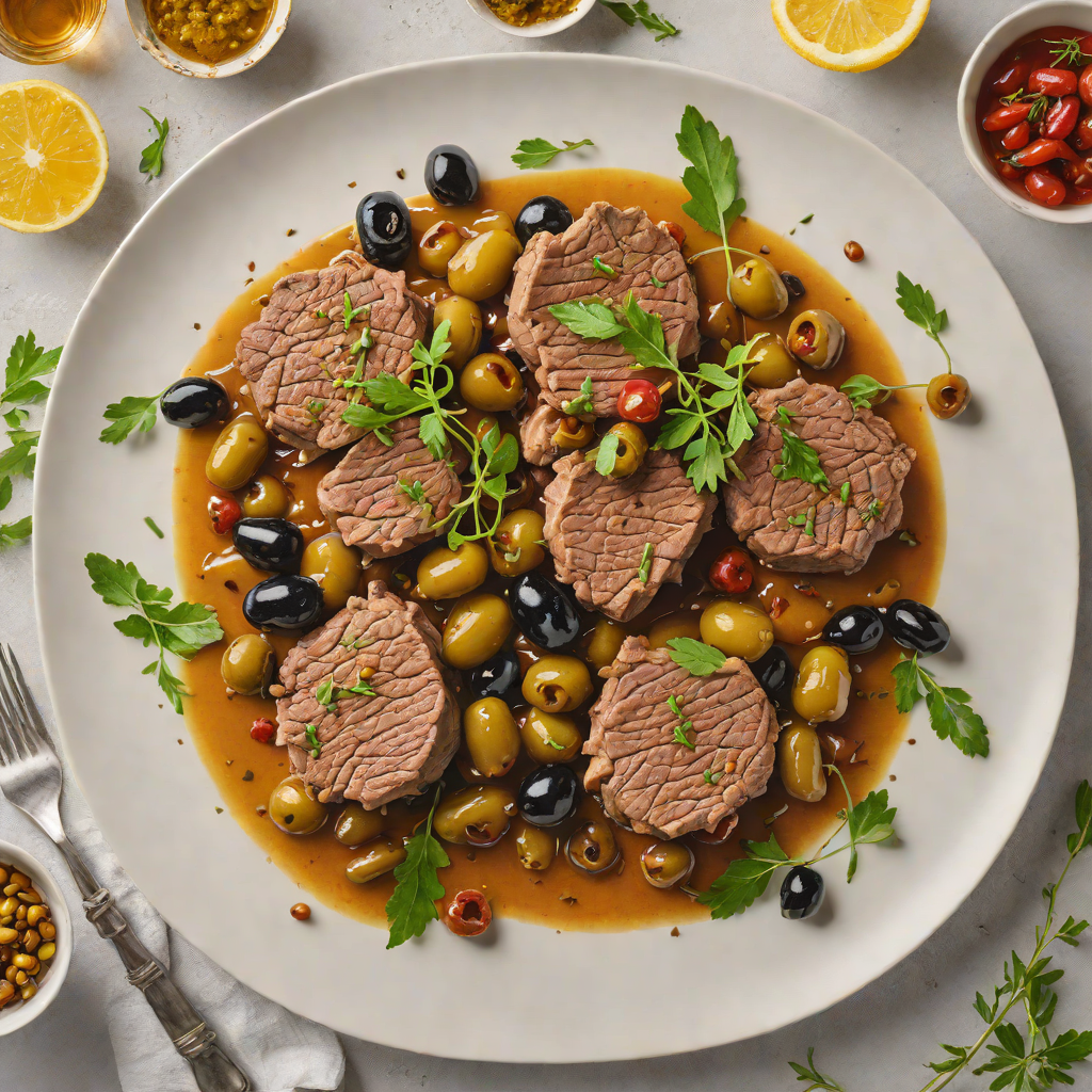 Slow-Cooked Mediterranean Lamb with Olives and Preserved Lemon