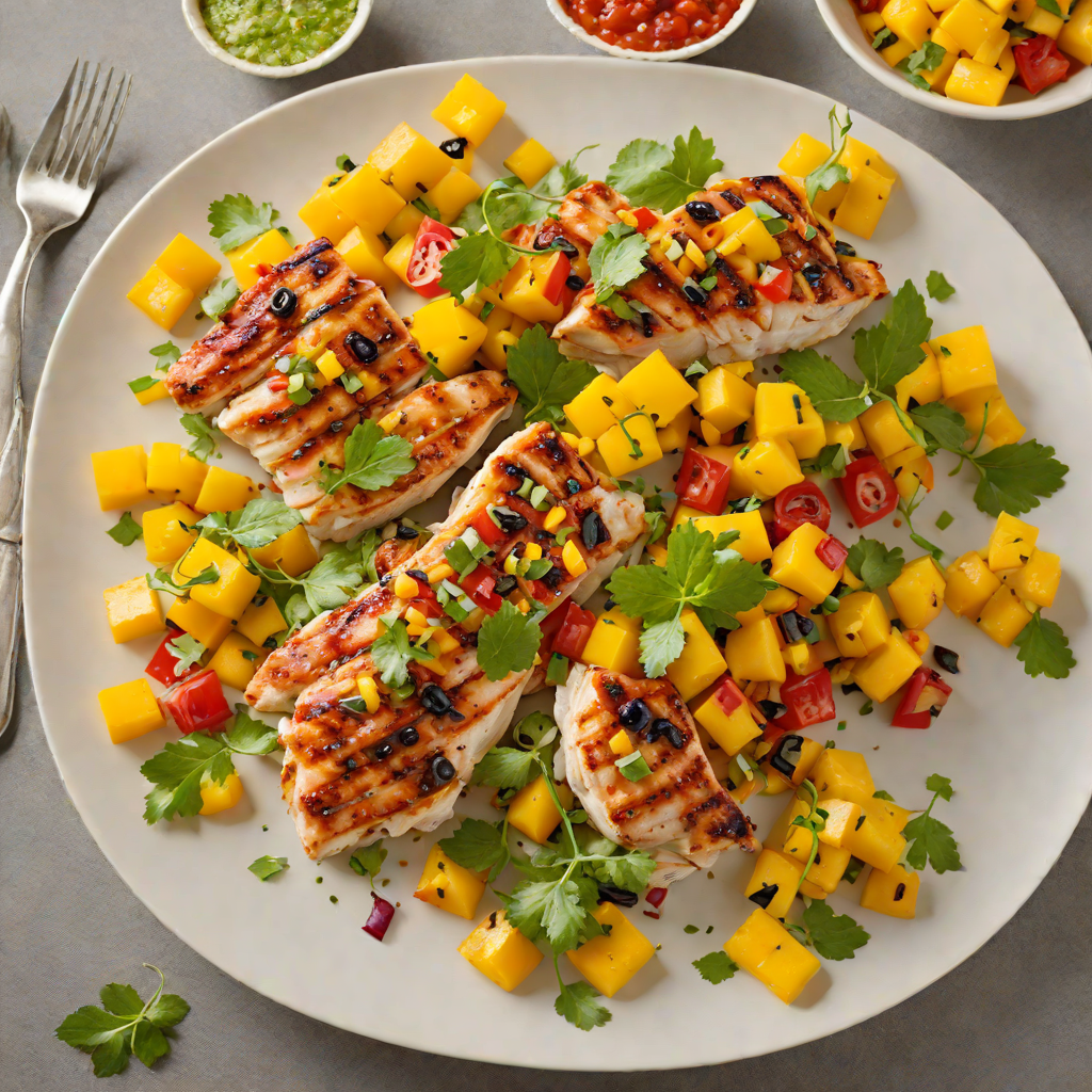 Grilled Chipotle-Lime Chicken with Mango Salsa