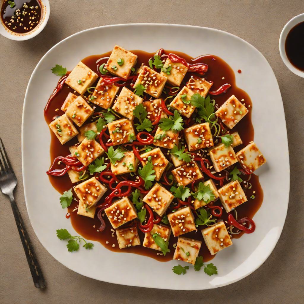Sichuan-Style Stir-Fried Tofu with Regional Chili Garlic Sauce