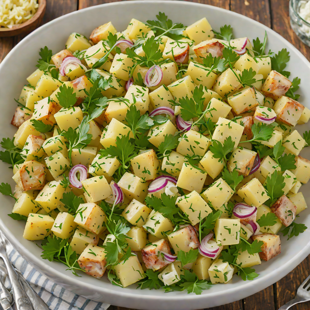Rustic Picnic Potato Salad with Dijon and Fresh Chives