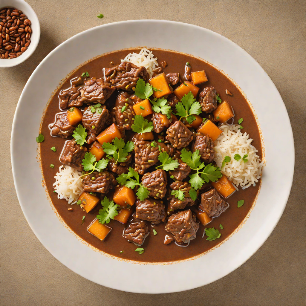 Slow-Simmered Tanzanian Beef Stew with Coconut and Tamarind