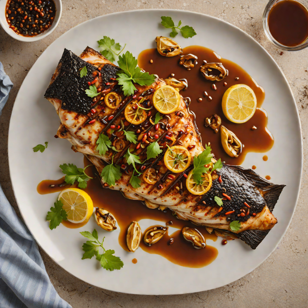 Grilled Zanzibar-Style Spiced Fish with Tamarind Glaze