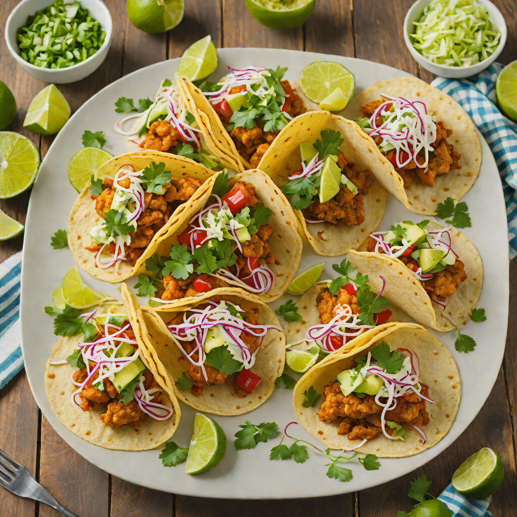 Spicy Texan Beer-Battered Fish Tacos with Cilantro-Lime Slaw