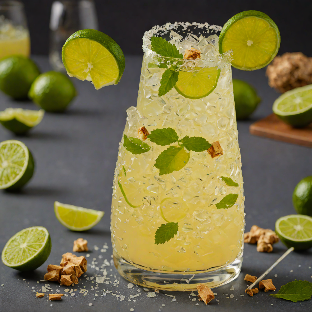 Ginger-Lime Tropical Fizz