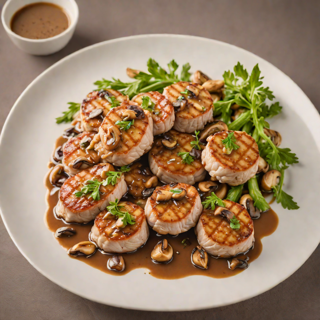 Pan-Seared Pork Medallions with Sherry and Mushroom Sauce