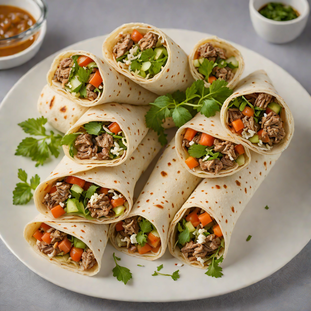 Savory Greek Lamb and Herb-Stuffed Pita Wraps