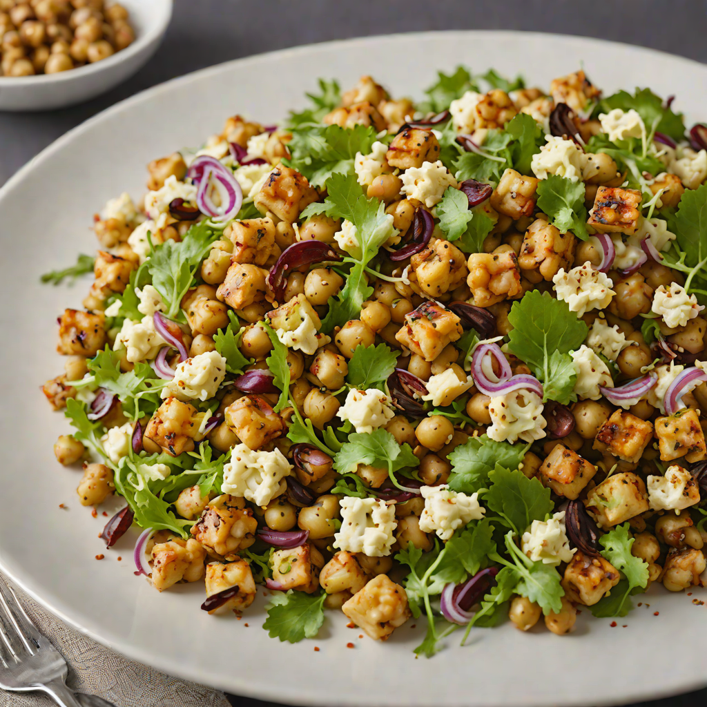 Roasted Chickpea and Za’atar Cauliflower Salad