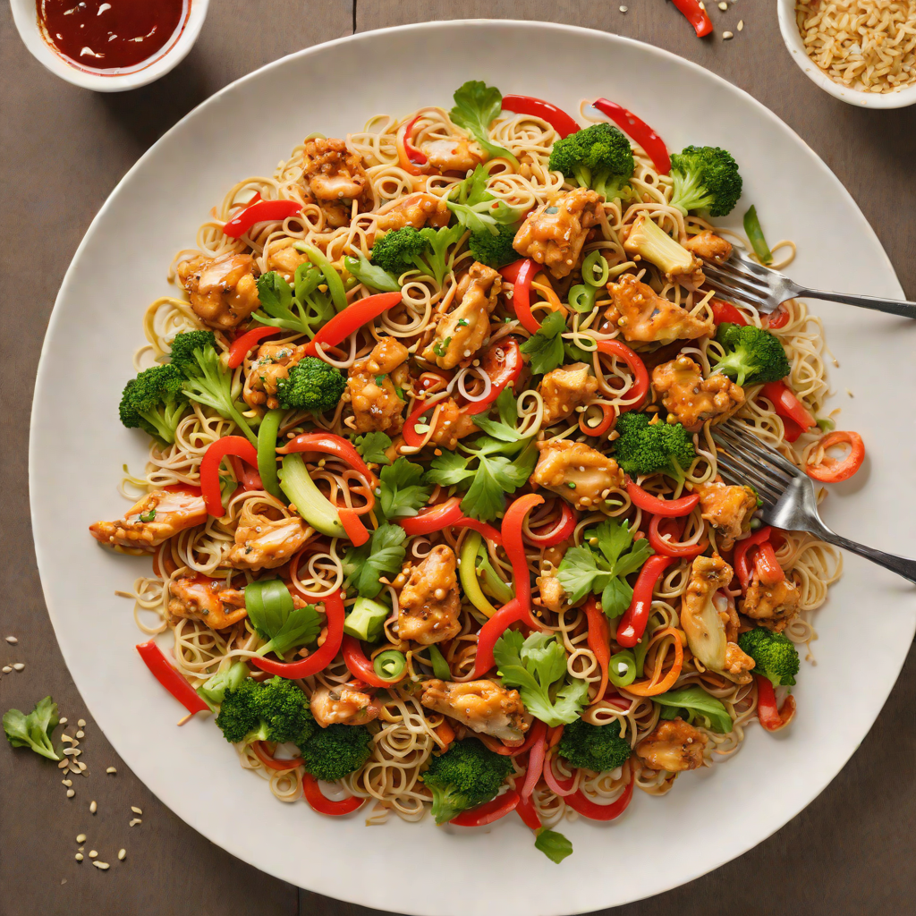 Freeform Arcade-Style Spicy Chicken Stir Fry
