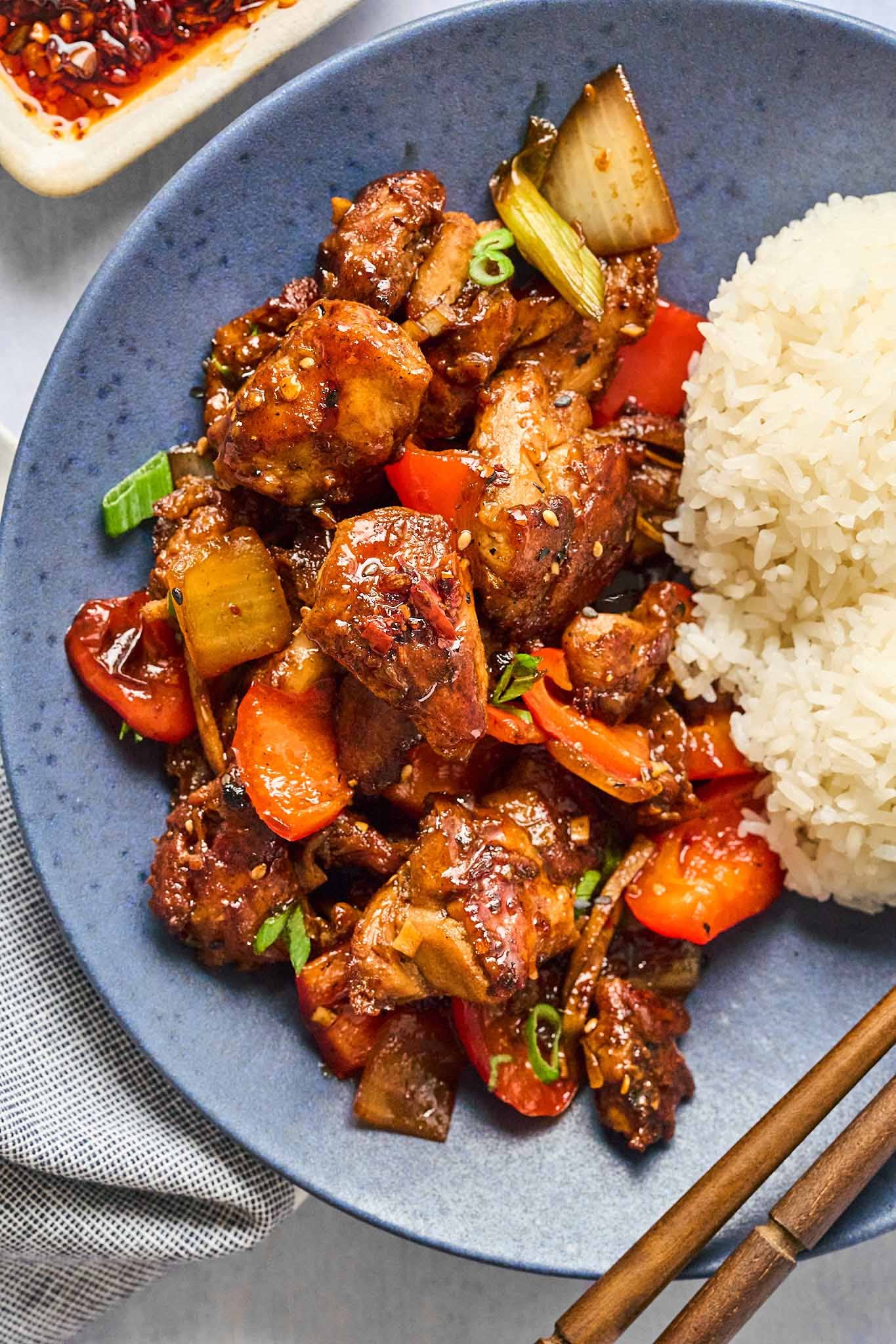 Spicy Night City Stir-Fry with Ginger and Chili