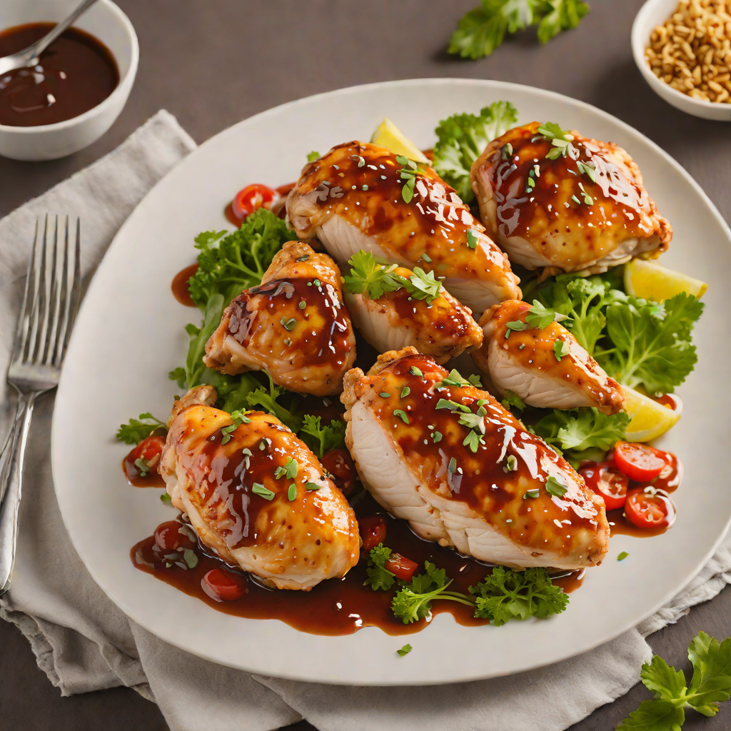 Pan-Seared Chicken with Cleveland-Style Sweet and Spicy Glaze
