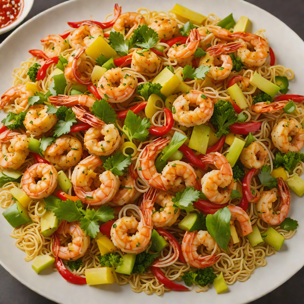 Oceans of Fun Spicy Cajun Shrimp Stir Fry