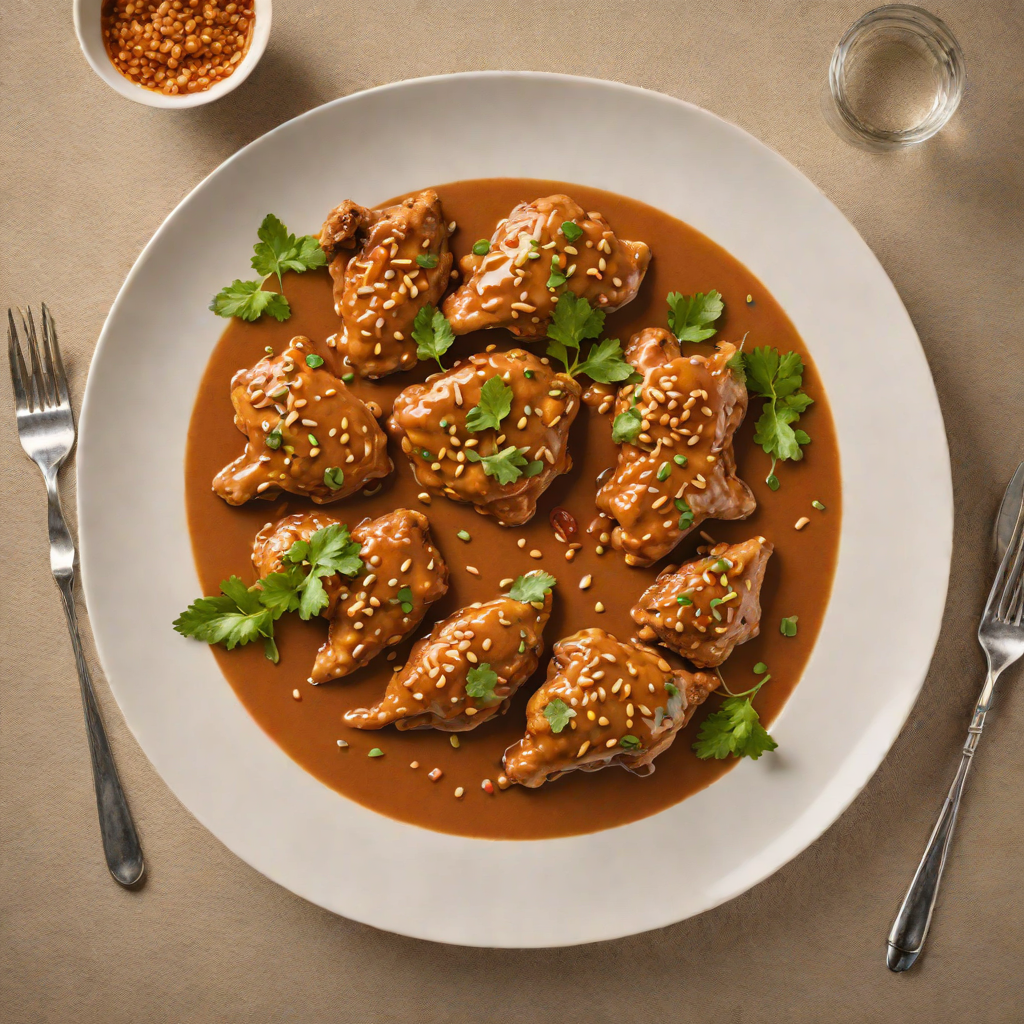 Spicy Cameroon-Style Chicken with Peanut Sauce