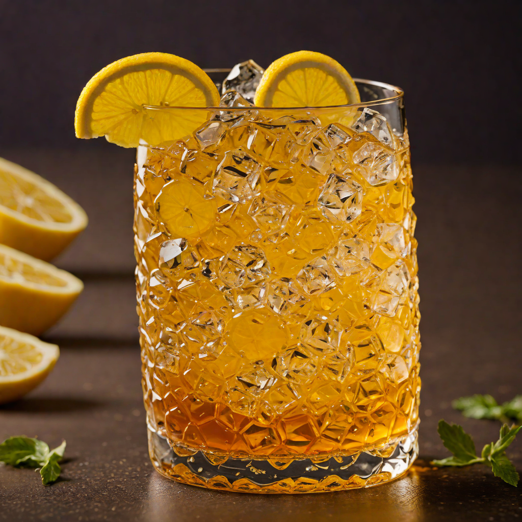 Honey-Lemon Bourbon Highball with Soda