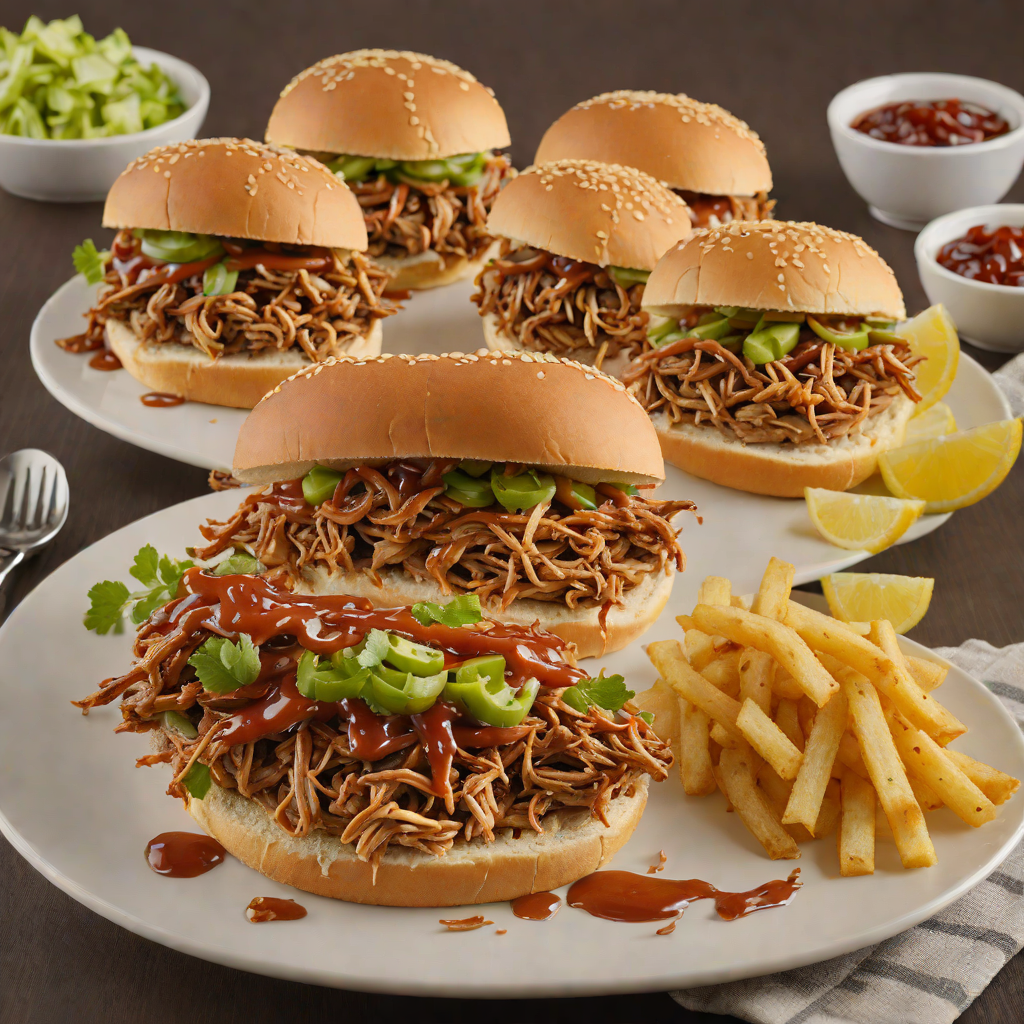 Interactive Kansas City BBQ Pulled Pork Sandwiches