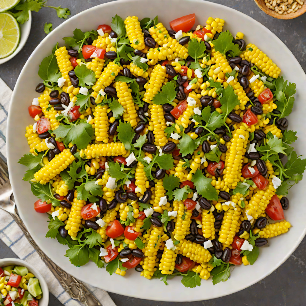 Midwest-Inspired Grilled Corn and Black Bean Salad